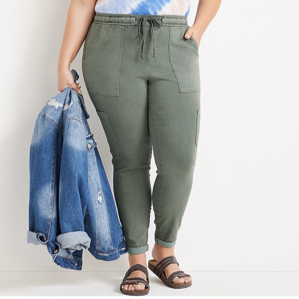 Maurice’s Plus Size Weekender Drawstring Cargo Pant